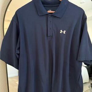 Under Armour Men's Dark Blue Polo Shirt